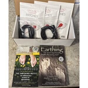 Ground Therapy Earthing Patch Kit 90‎ and Book - EARTHING by Clinton Ober